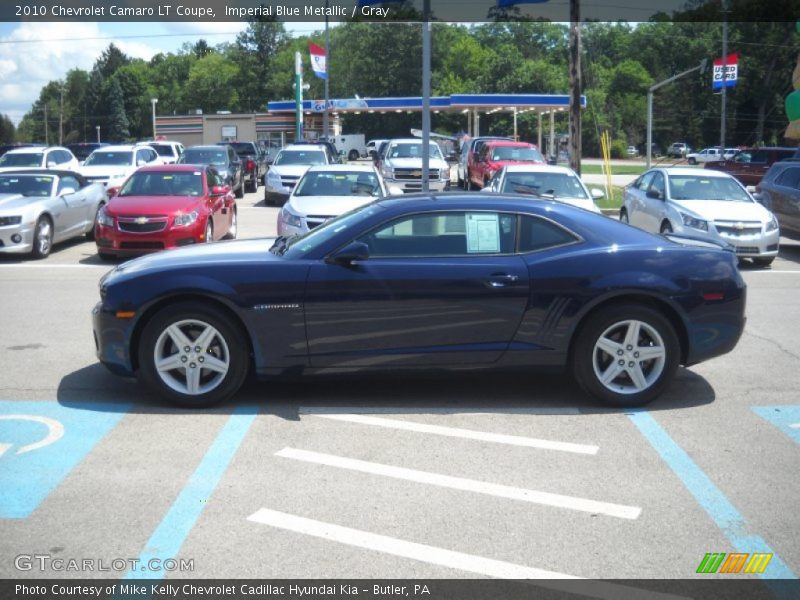 Imperial Blue Metallic / Gray 2010 Chevrolet Camaro LT Coupe