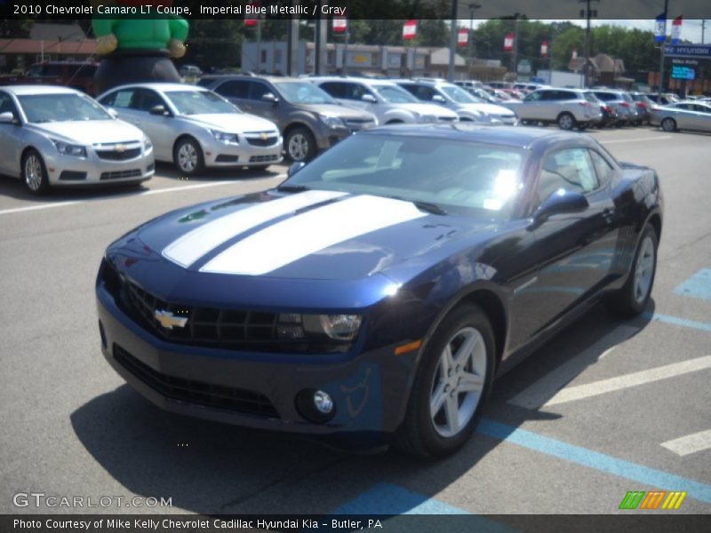 Imperial Blue Metallic / Gray 2010 Chevrolet Camaro LT Coupe