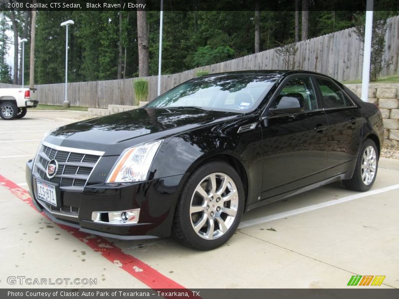 Black Raven / Ebony 2008 Cadillac CTS Sedan