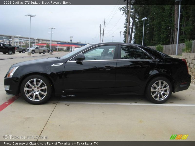 Black Raven / Ebony 2008 Cadillac CTS Sedan