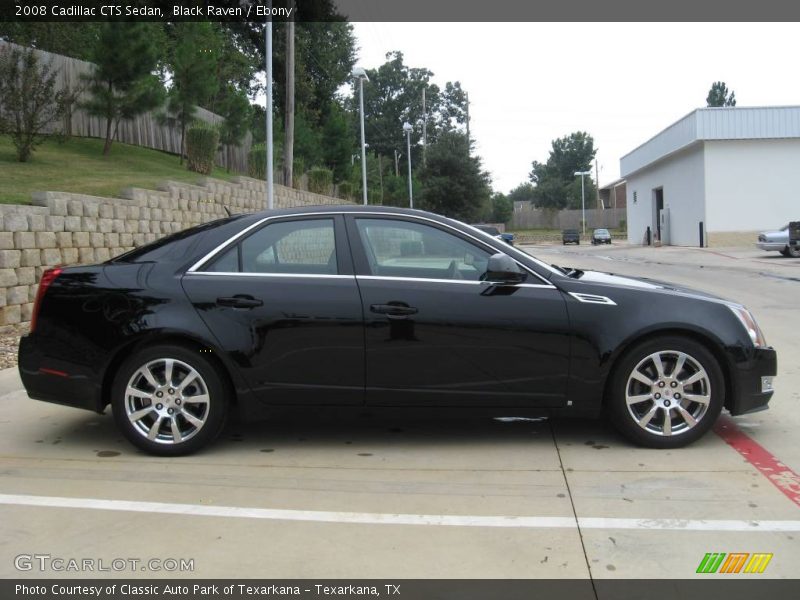 Black Raven / Ebony 2008 Cadillac CTS Sedan
