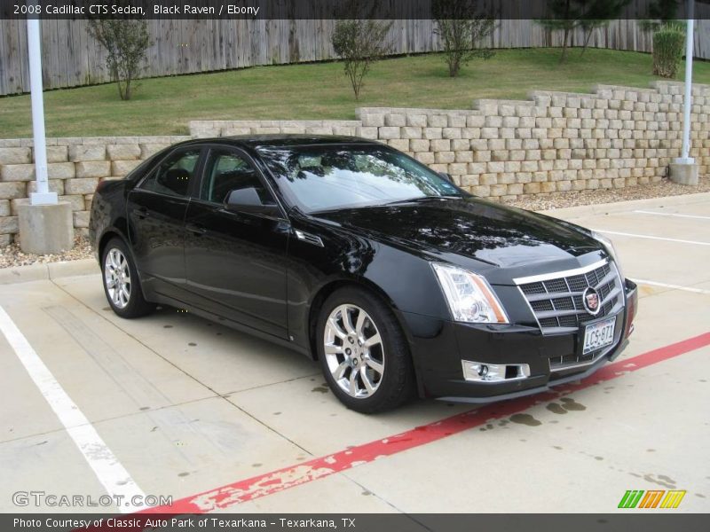Black Raven / Ebony 2008 Cadillac CTS Sedan