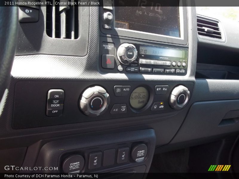 Controls of 2011 Ridgeline RTL