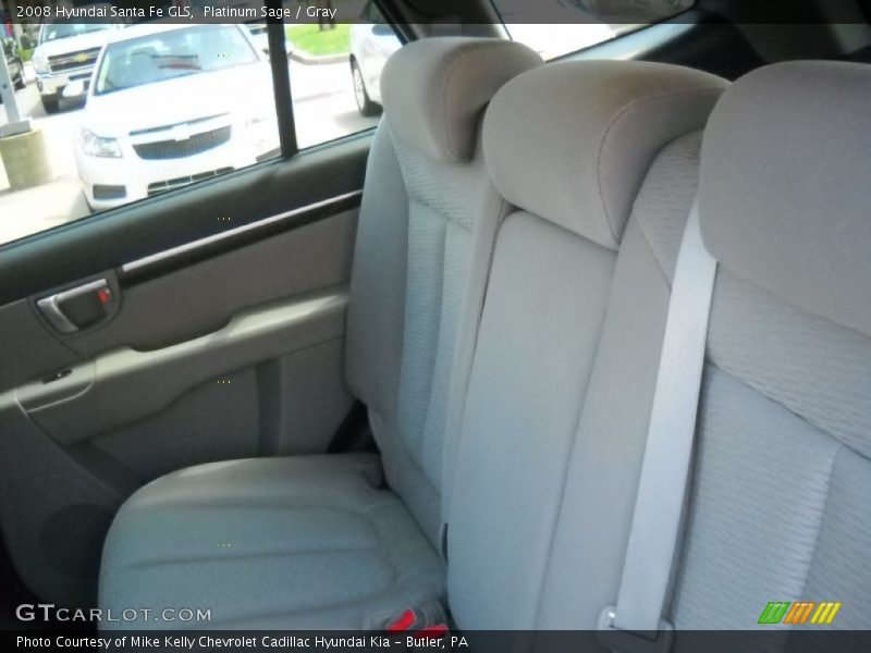 Platinum Sage / Gray 2008 Hyundai Santa Fe GLS