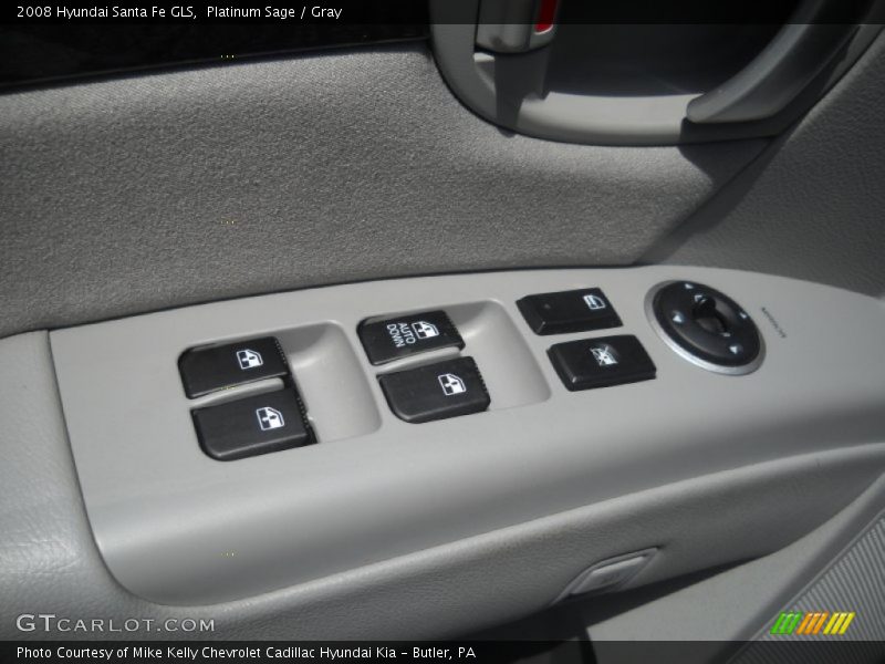 Platinum Sage / Gray 2008 Hyundai Santa Fe GLS