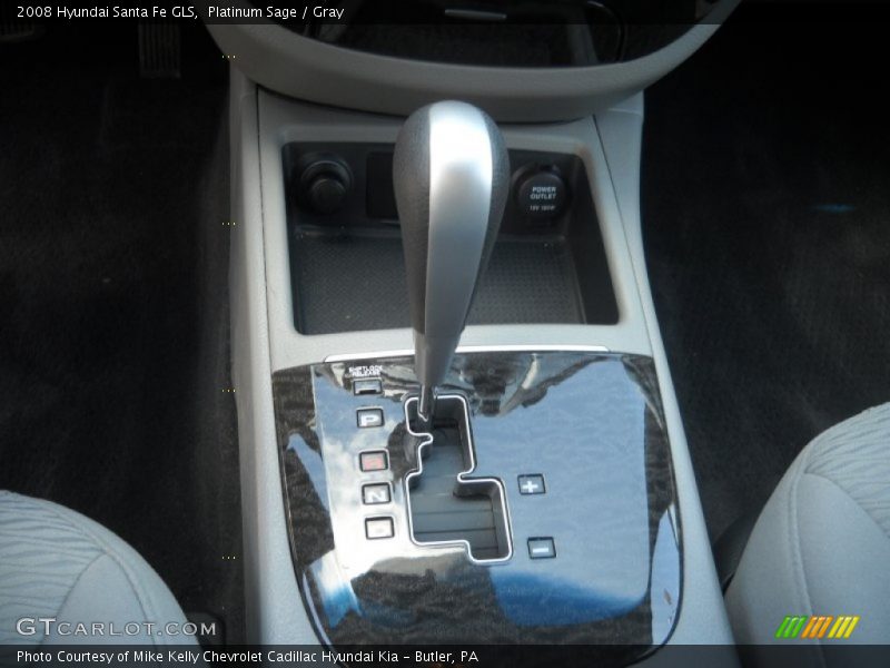 Platinum Sage / Gray 2008 Hyundai Santa Fe GLS