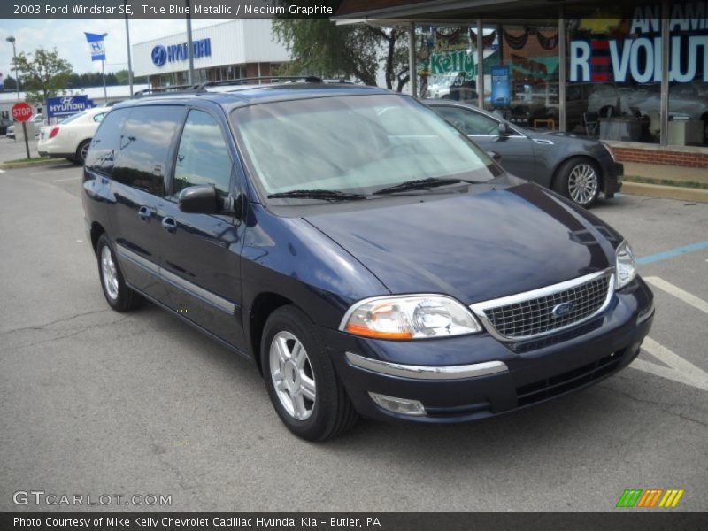 True Blue Metallic / Medium Graphite 2003 Ford Windstar SE