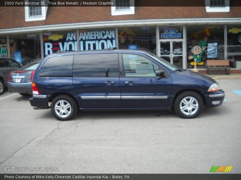 True Blue Metallic / Medium Graphite 2003 Ford Windstar SE