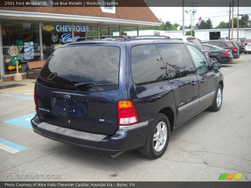 True Blue Metallic / Medium Graphite 2003 Ford Windstar SE