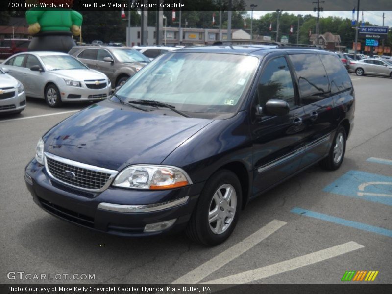 True Blue Metallic / Medium Graphite 2003 Ford Windstar SE