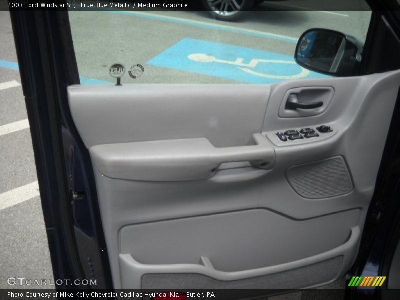 True Blue Metallic / Medium Graphite 2003 Ford Windstar SE