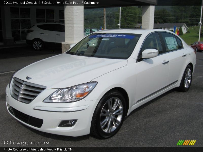 Front 3/4 View of 2011 Genesis 4.6 Sedan