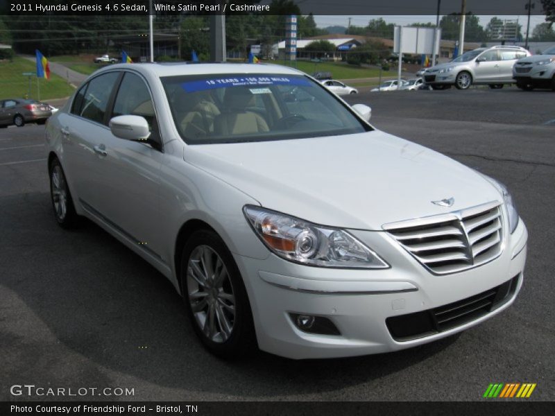 White Satin Pearl / Cashmere 2011 Hyundai Genesis 4.6 Sedan