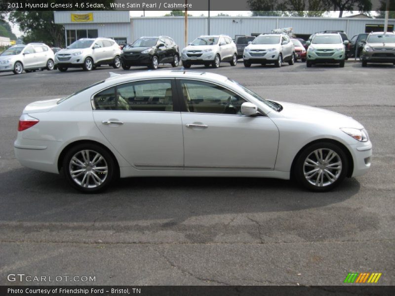 White Satin Pearl / Cashmere 2011 Hyundai Genesis 4.6 Sedan