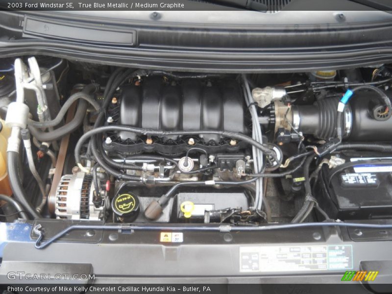 True Blue Metallic / Medium Graphite 2003 Ford Windstar SE