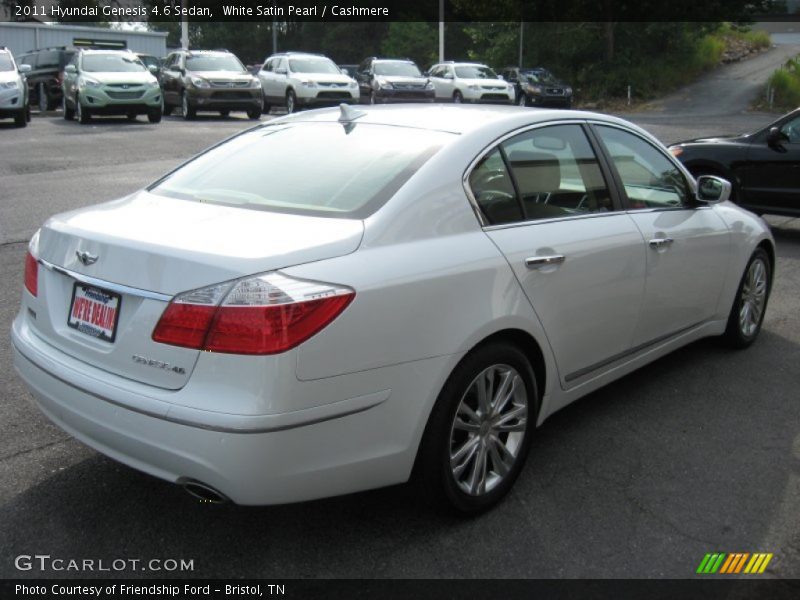 White Satin Pearl / Cashmere 2011 Hyundai Genesis 4.6 Sedan