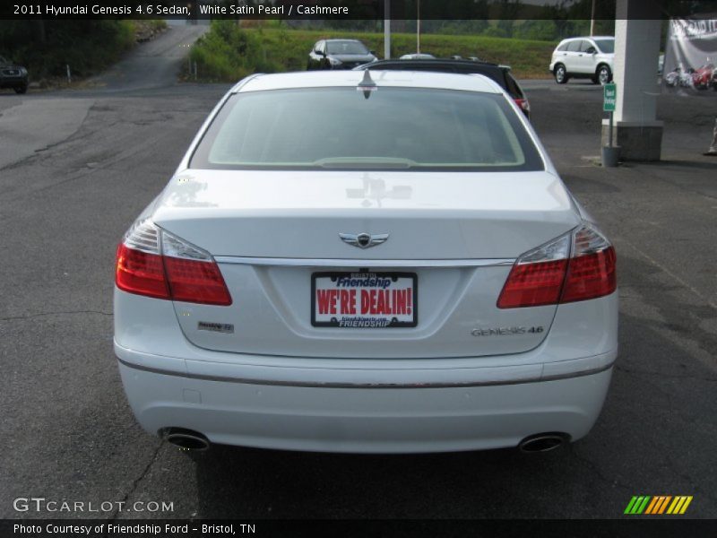 White Satin Pearl / Cashmere 2011 Hyundai Genesis 4.6 Sedan