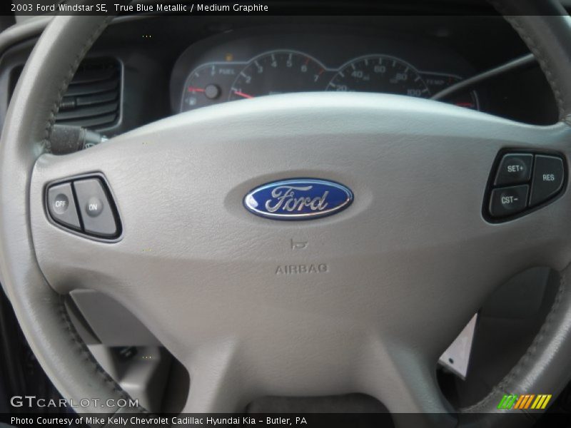 True Blue Metallic / Medium Graphite 2003 Ford Windstar SE