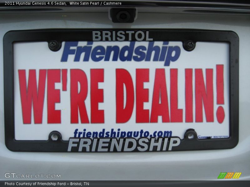 White Satin Pearl / Cashmere 2011 Hyundai Genesis 4.6 Sedan