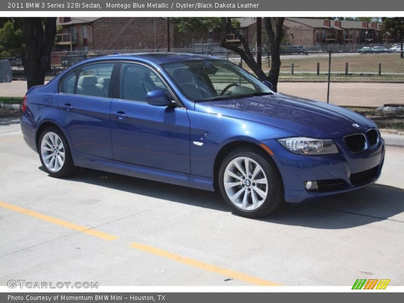 Montego Blue Metallic / Oyster/Black Dakota Leather 2011 BMW 3 Series 328i Sedan