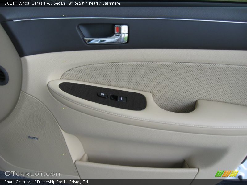White Satin Pearl / Cashmere 2011 Hyundai Genesis 4.6 Sedan