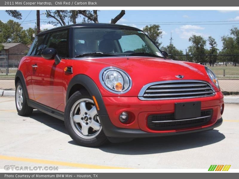 Chili Red / Carbon Black 2011 Mini Cooper Hardtop