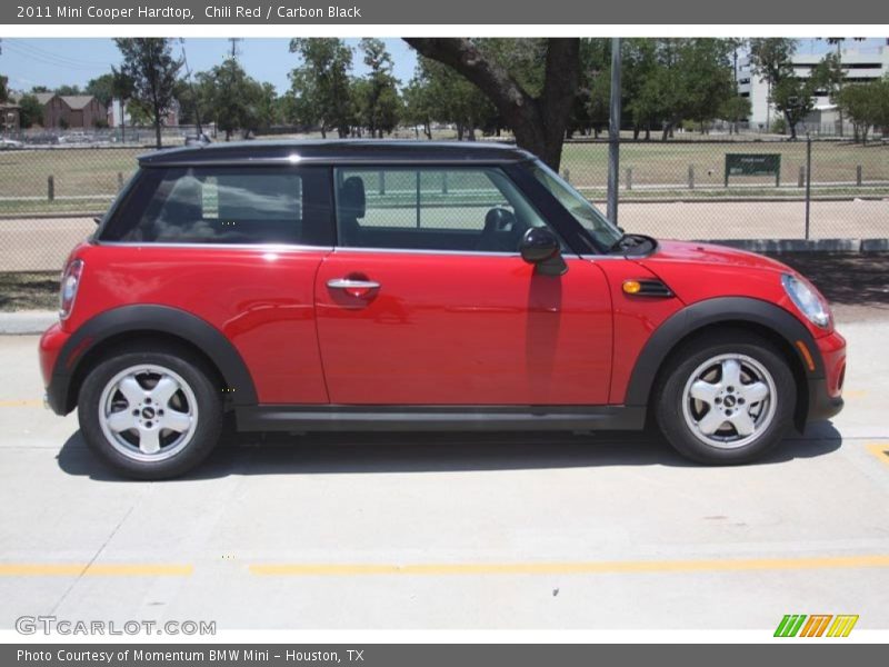 Chili Red / Carbon Black 2011 Mini Cooper Hardtop