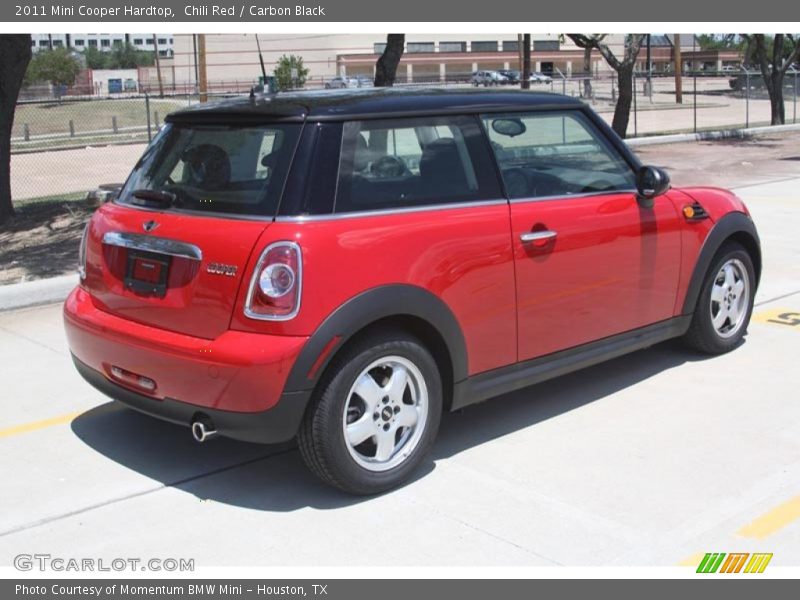 Chili Red / Carbon Black 2011 Mini Cooper Hardtop