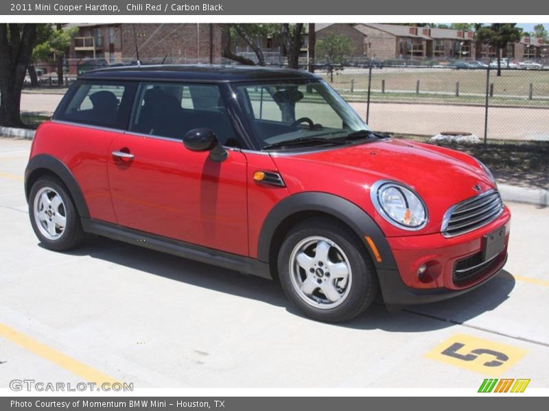 Chili Red / Carbon Black 2011 Mini Cooper Hardtop