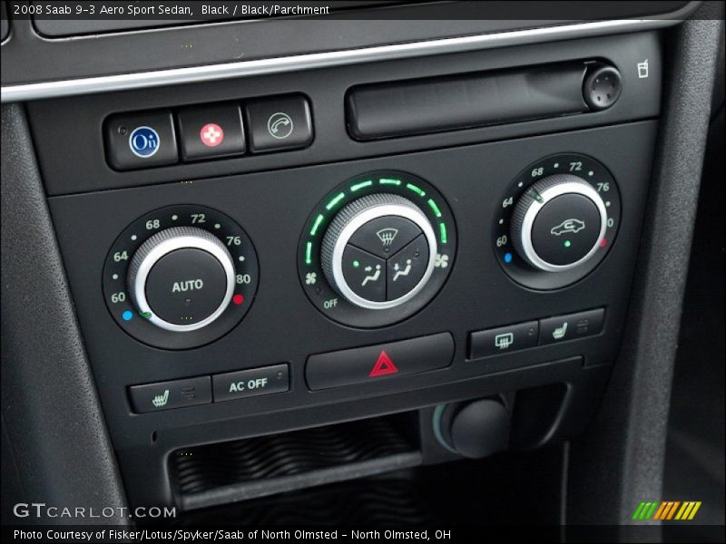 Controls of 2008 9-3 Aero Sport Sedan