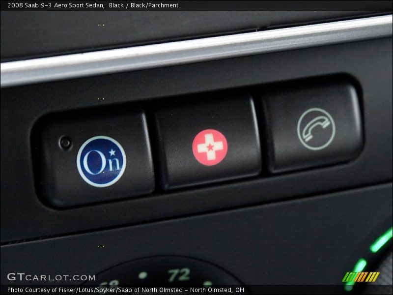 Controls of 2008 9-3 Aero Sport Sedan