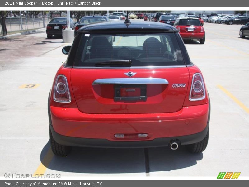 Chili Red / Carbon Black 2011 Mini Cooper Hardtop