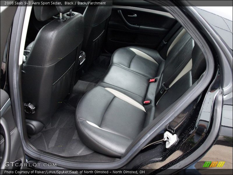  2008 9-3 Aero Sport Sedan Black/Parchment Interior