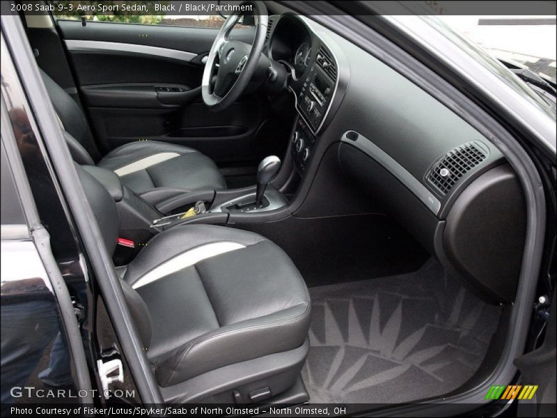  2008 9-3 Aero Sport Sedan Black/Parchment Interior