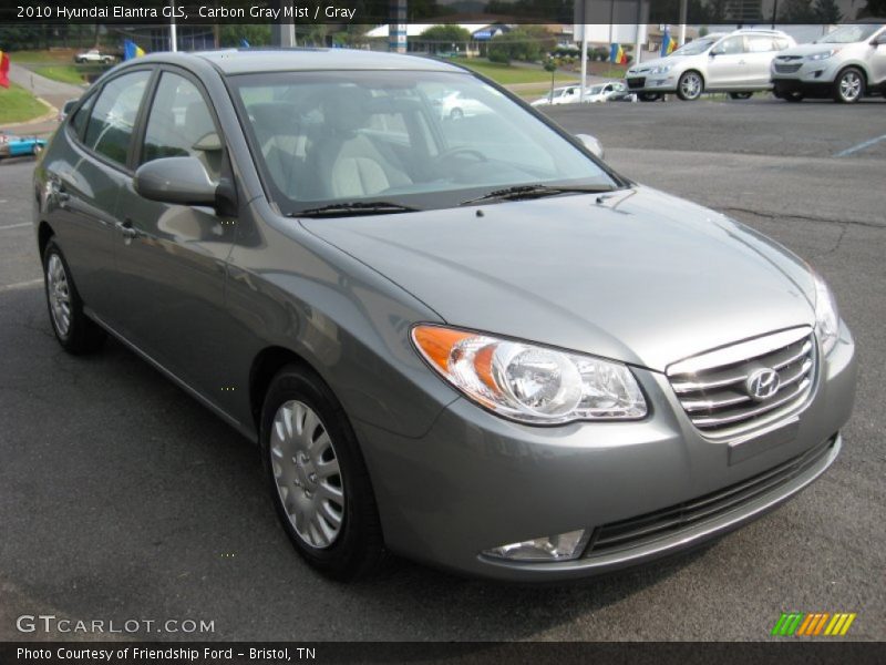 Carbon Gray Mist / Gray 2010 Hyundai Elantra GLS