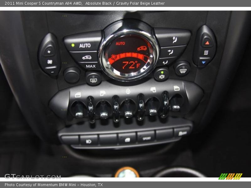Absolute Black / Gravity Polar Beige Leather 2011 Mini Cooper S Countryman All4 AWD
