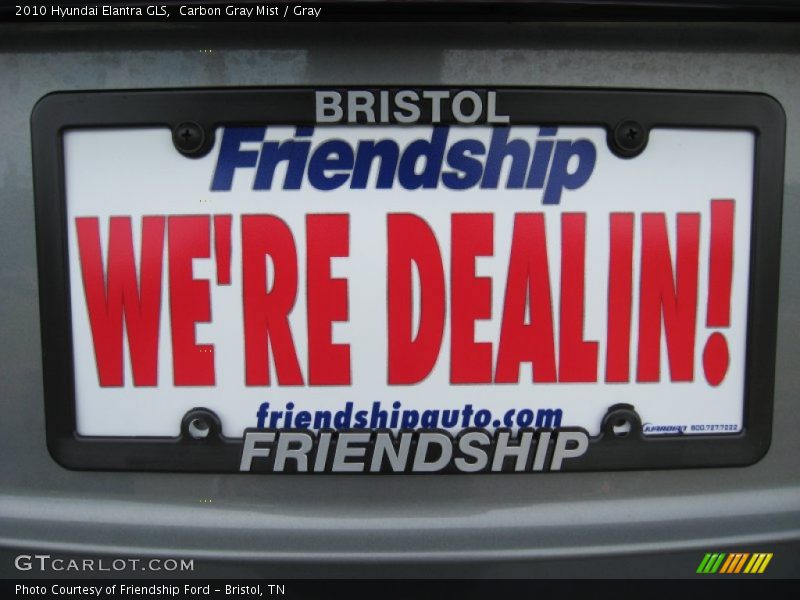Carbon Gray Mist / Gray 2010 Hyundai Elantra GLS