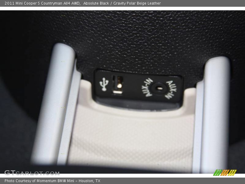 Absolute Black / Gravity Polar Beige Leather 2011 Mini Cooper S Countryman All4 AWD