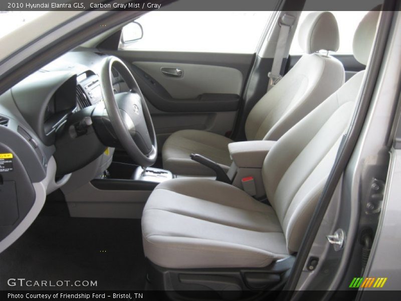 Carbon Gray Mist / Gray 2010 Hyundai Elantra GLS