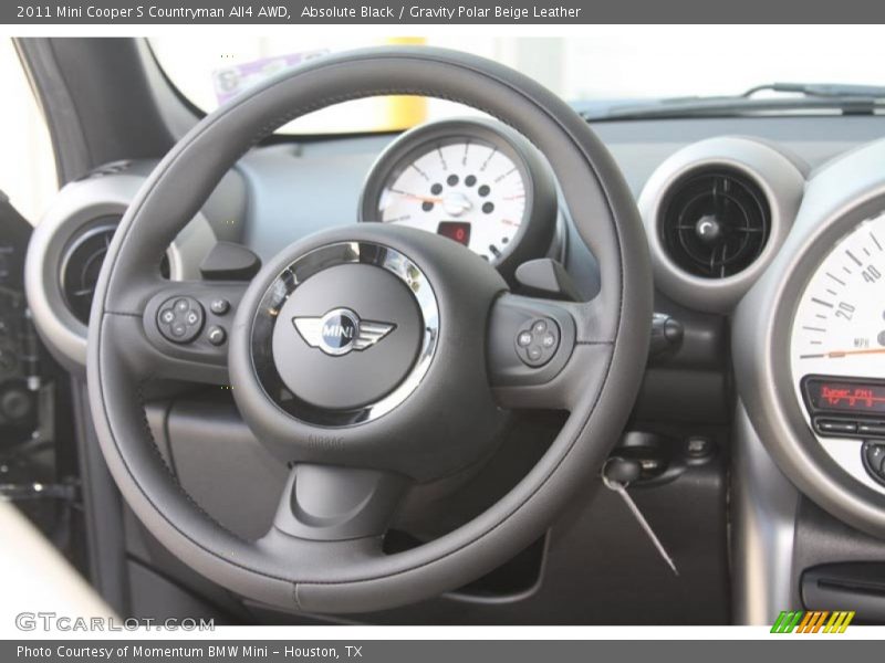  2011 Cooper S Countryman All4 AWD Steering Wheel