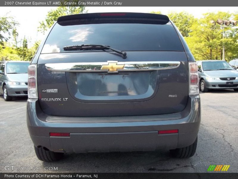 Granite Gray Metallic / Dark Gray 2007 Chevrolet Equinox LT AWD