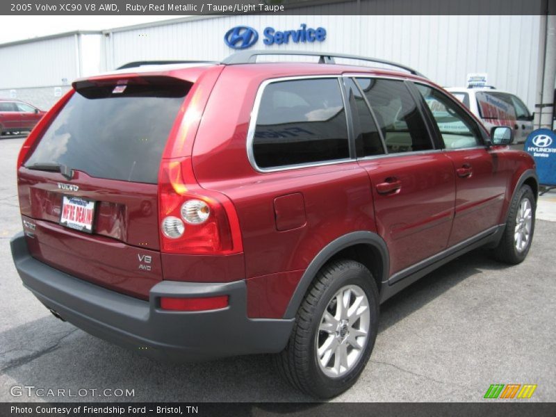 Ruby Red Metallic / Taupe/Light Taupe 2005 Volvo XC90 V8 AWD