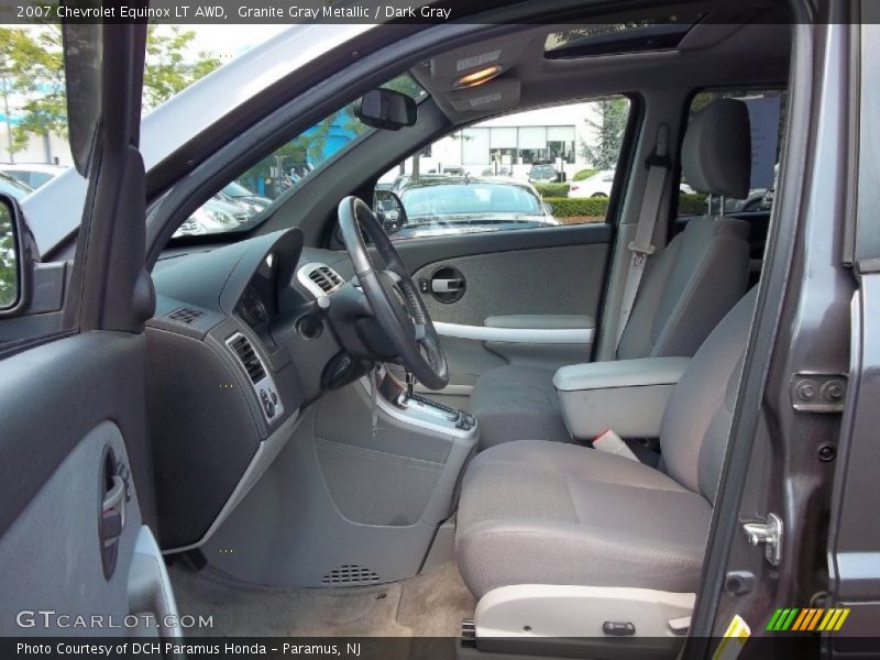 Granite Gray Metallic / Dark Gray 2007 Chevrolet Equinox LT AWD