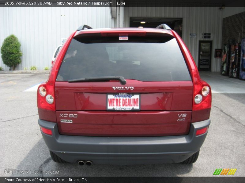 Ruby Red Metallic / Taupe/Light Taupe 2005 Volvo XC90 V8 AWD