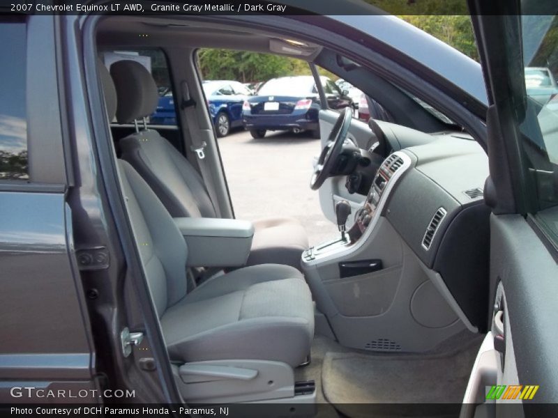 Granite Gray Metallic / Dark Gray 2007 Chevrolet Equinox LT AWD