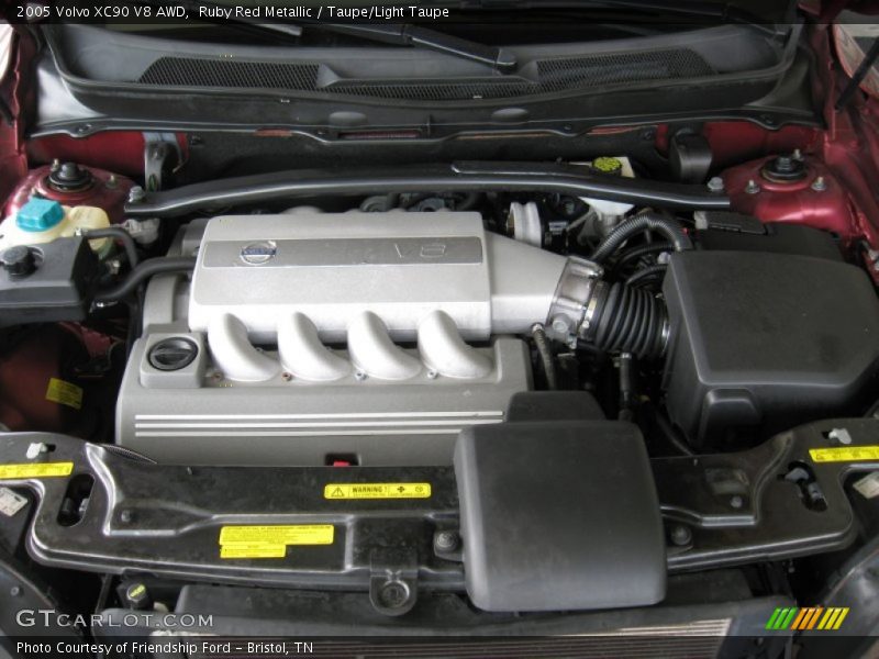 Ruby Red Metallic / Taupe/Light Taupe 2005 Volvo XC90 V8 AWD