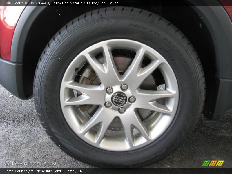 Ruby Red Metallic / Taupe/Light Taupe 2005 Volvo XC90 V8 AWD