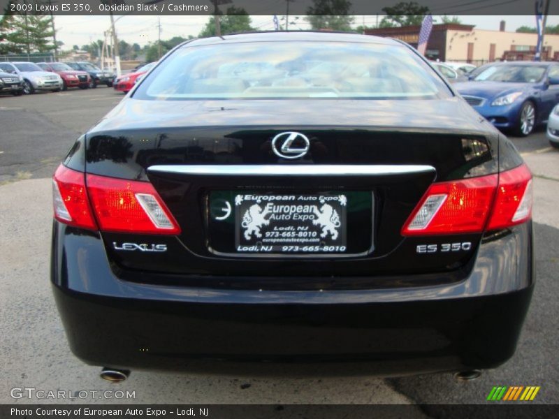 Obsidian Black / Cashmere 2009 Lexus ES 350