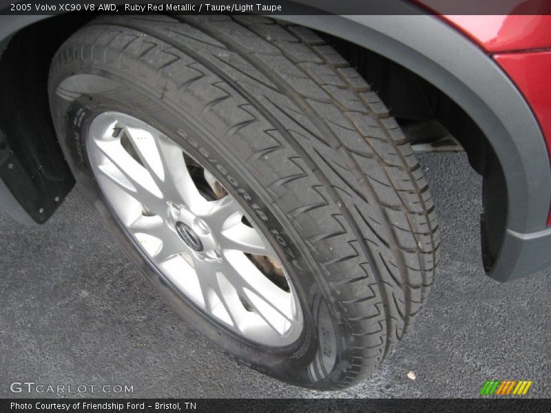 Ruby Red Metallic / Taupe/Light Taupe 2005 Volvo XC90 V8 AWD