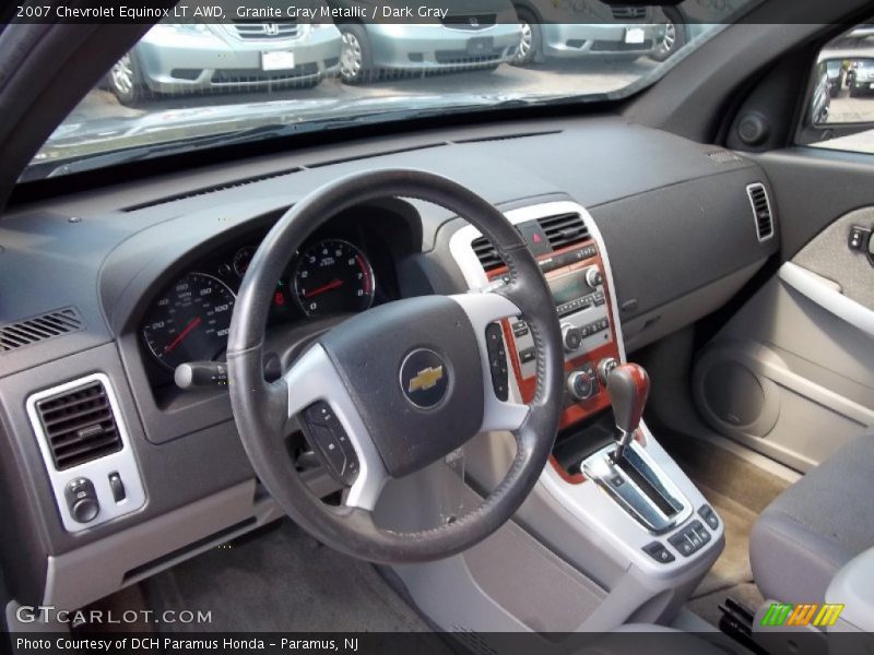 Granite Gray Metallic / Dark Gray 2007 Chevrolet Equinox LT AWD